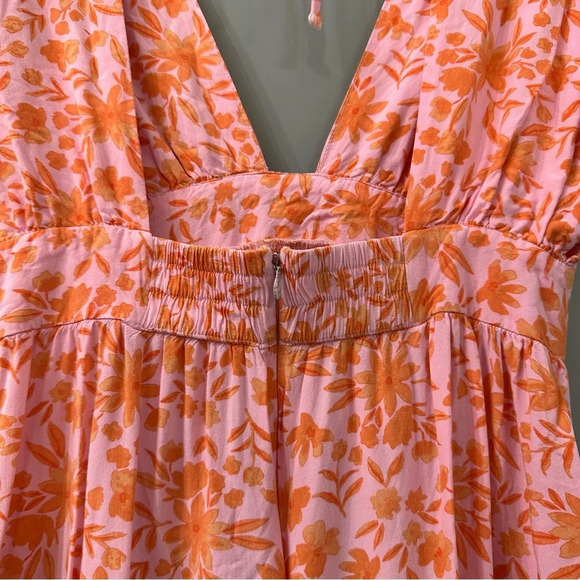 STILLWATER Jessie Mini Dress Summer Sorbet Mini Dress Floral Print Size Small - Picture 6 of 6